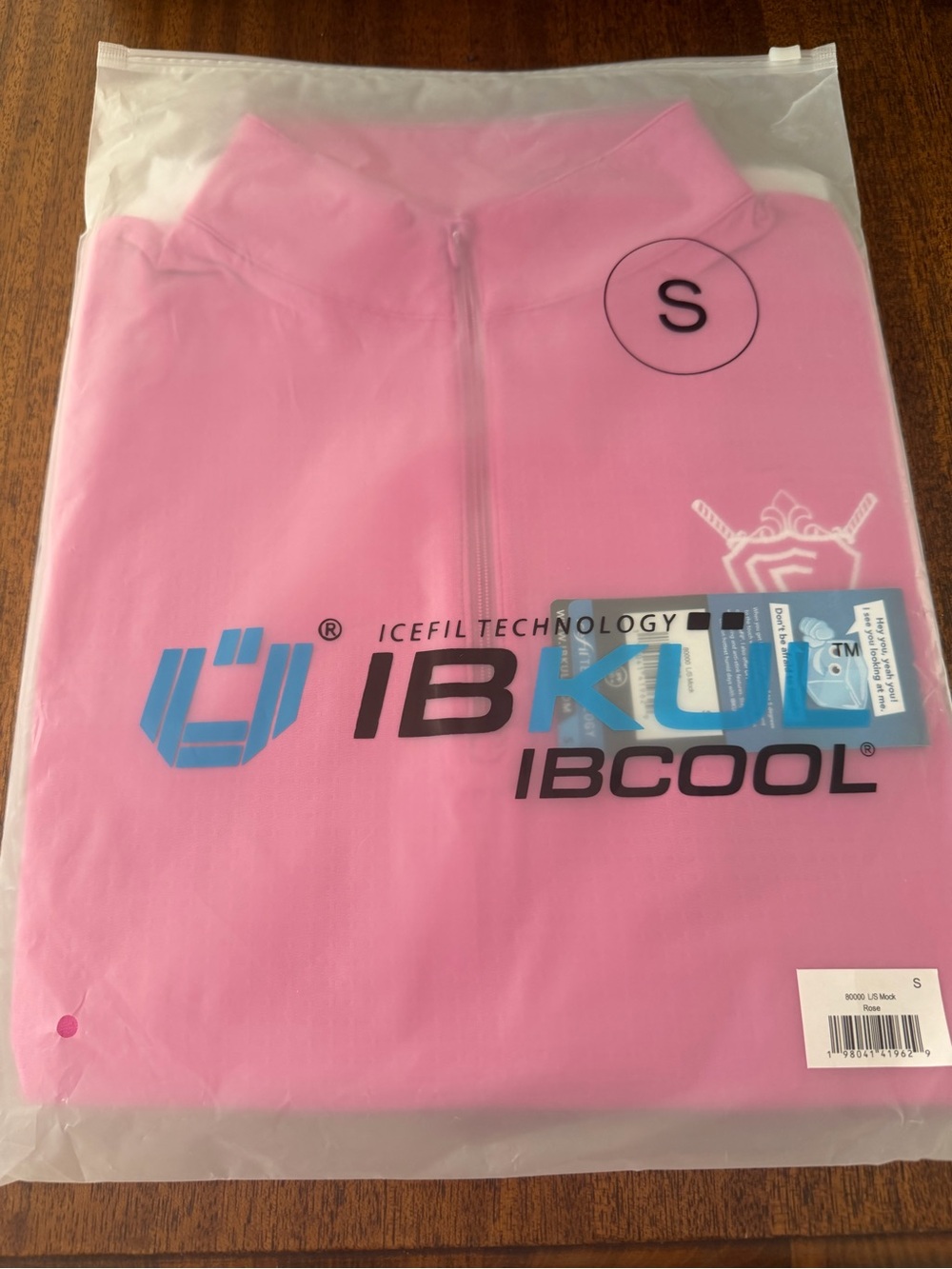 IBKUL WOMENS LONG SLEEVE HALF ZIP